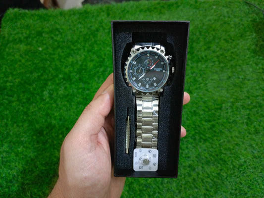 FNGEEN Stainless-Steel Watch for Men – A Perfect Blend of Style and Durability